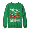 Tacos For Everyone Christmas Taco Funny Xmas Santa Family Shirt & Sweatshirt | teecentury