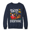 Tacos For Everyone Christmas Taco Funny Xmas Santa Family Shirt & Sweatshirt | teecentury