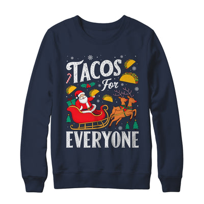 Tacos For Everyone Christmas Taco Funny Xmas Santa Family Shirt & Sweatshirt | teecentury