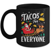 Tacos For Everyone Christmas Taco Funny Xmas Santa Family Mug | teecentury