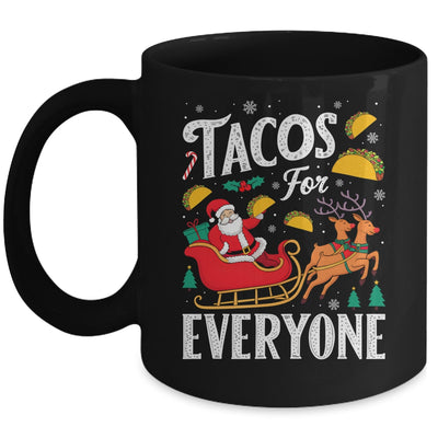 Tacos For Everyone Christmas Taco Funny Xmas Santa Family Mug | teecentury