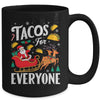 Tacos For Everyone Christmas Taco Funny Xmas Santa Family Mug | teecentury