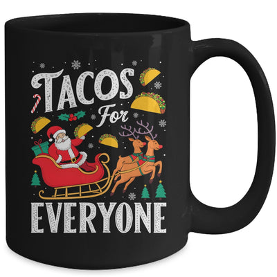 Tacos For Everyone Christmas Taco Funny Xmas Santa Family Mug | teecentury