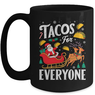 Tacos For Everyone Christmas Taco Funny Xmas Santa Family Mug | teecentury