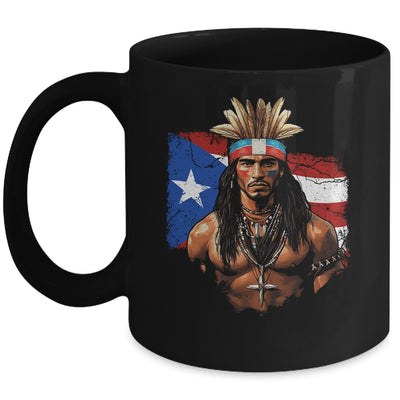 Taino Man Puerto Rican Flag Indigenous People Caribbean Men Mug | teecentury