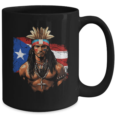 Taino Man Puerto Rican Flag Indigenous People Caribbean Men Mug | teecentury