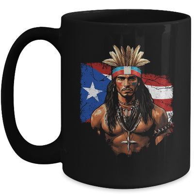Taino Man Puerto Rican Flag Indigenous People Caribbean Men Mug | teecentury