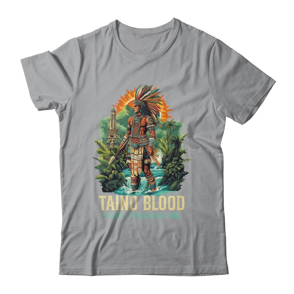 Taino Warrior Puerto Rico Men Indigenous Caribbean Shirt & Hoodie | teecentury