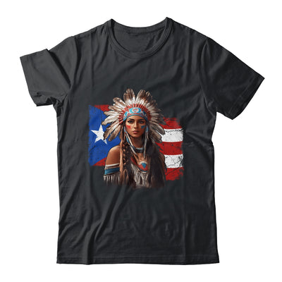 Taino Woman Puerto Rican Flag Indigenous Caribbean Women Shirt & Hoodie | teecentury