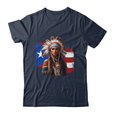 Taino Woman Puerto Rican Flag Indigenous Caribbean Women Shirt & Hoodie | teecentury