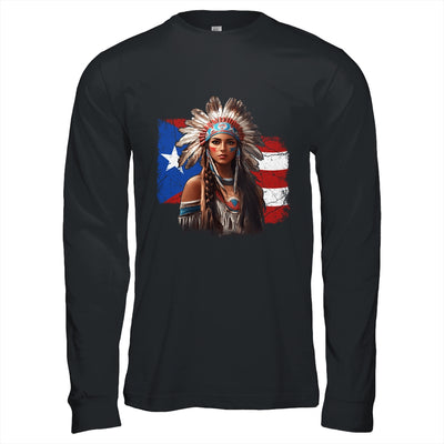 Taino Woman Puerto Rican Flag Indigenous Caribbean Women Shirt & Hoodie | teecentury