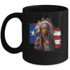 Taino Woman Puerto Rican Flag Indigenous Caribbean Women Mug | teecentury