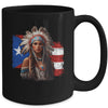 Taino Woman Puerto Rican Flag Indigenous Caribbean Women Mug | teecentury