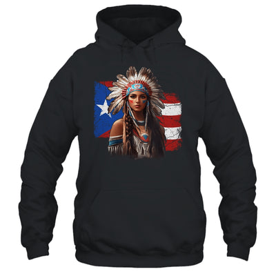 Taino Woman Puerto Rican Flag Indigenous Caribbean Women Shirt & Hoodie | teecentury