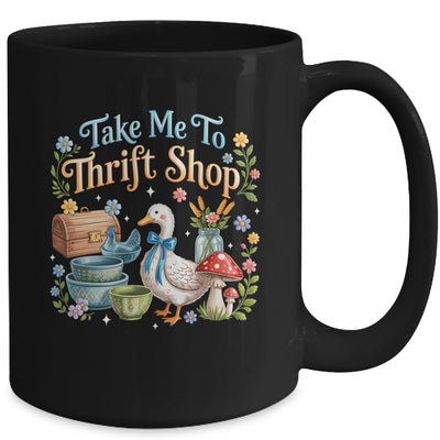 Take Me To The Thrift Shop Thrifted Vintage Goose Lover Mug | teecentury
