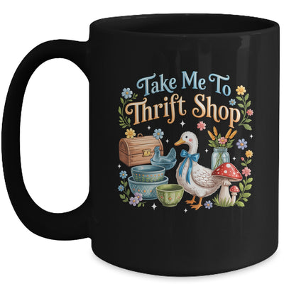 Take Me To The Thrift Shop Thrifted Vintage Goose Lover Mug | teecentury
