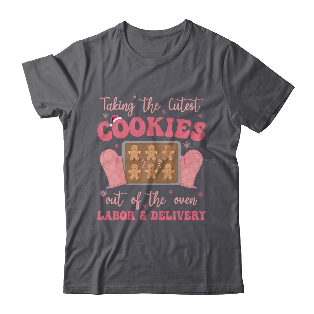 Take The Cutest Cookies Christmas Nurse Labor And Delivery Shirt & Sweatshirt | teecentury