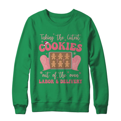 Take The Cutest Cookies Christmas Nurse Labor And Delivery Shirt & Sweatshirt | teecentury