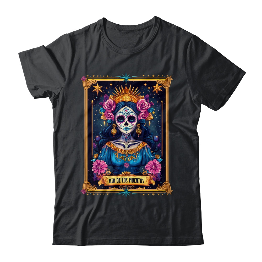 Tarot Card Dia De Los Muertos Woman La Catrina Day Of Dead Shirt & Sweatshirt | teecentury