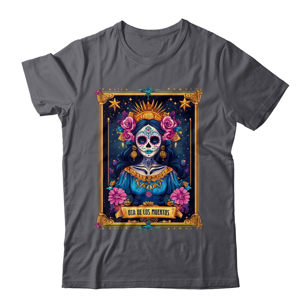 Tarot Card Dia De Los Muertos Woman La Catrina Day Of Dead Shirt & Sweatshirt | teecentury