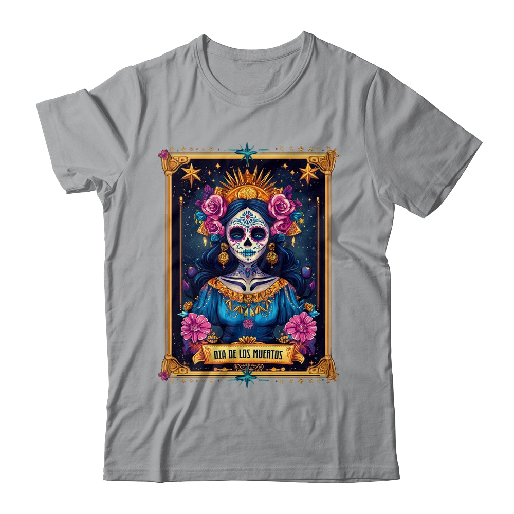 Tarot Card Dia De Los Muertos Woman La Catrina Day Of Dead Shirt & Sweatshirt | teecentury