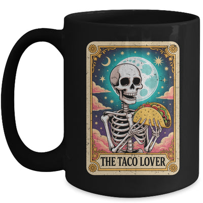 Tarot Card The Taco Lover Cinco De Mayo Skeleton Men Women Mug | teecentury