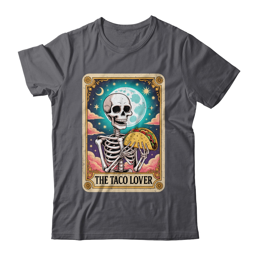 Tarot Card The Taco Lover Cinco De Mayo Skeleton Men Women Shirt & Tank Top | teecentury