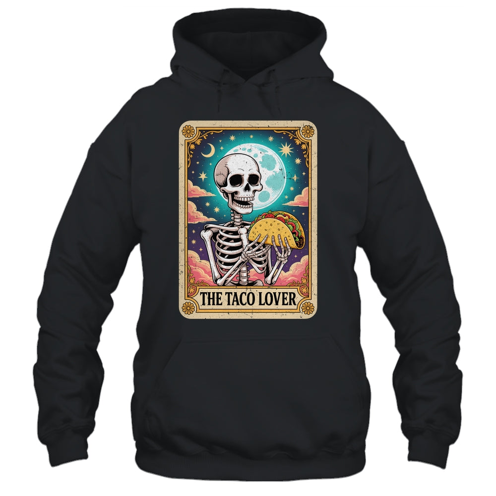 Tarot Card The Taco Lover Cinco De Mayo Skeleton Men Women Shirt & Tank Top | teecentury