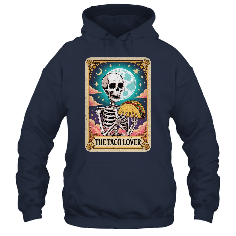 Tarot Card The Taco Lover Cinco De Mayo Skeleton Men Women Shirt & Tank Top | teecentury