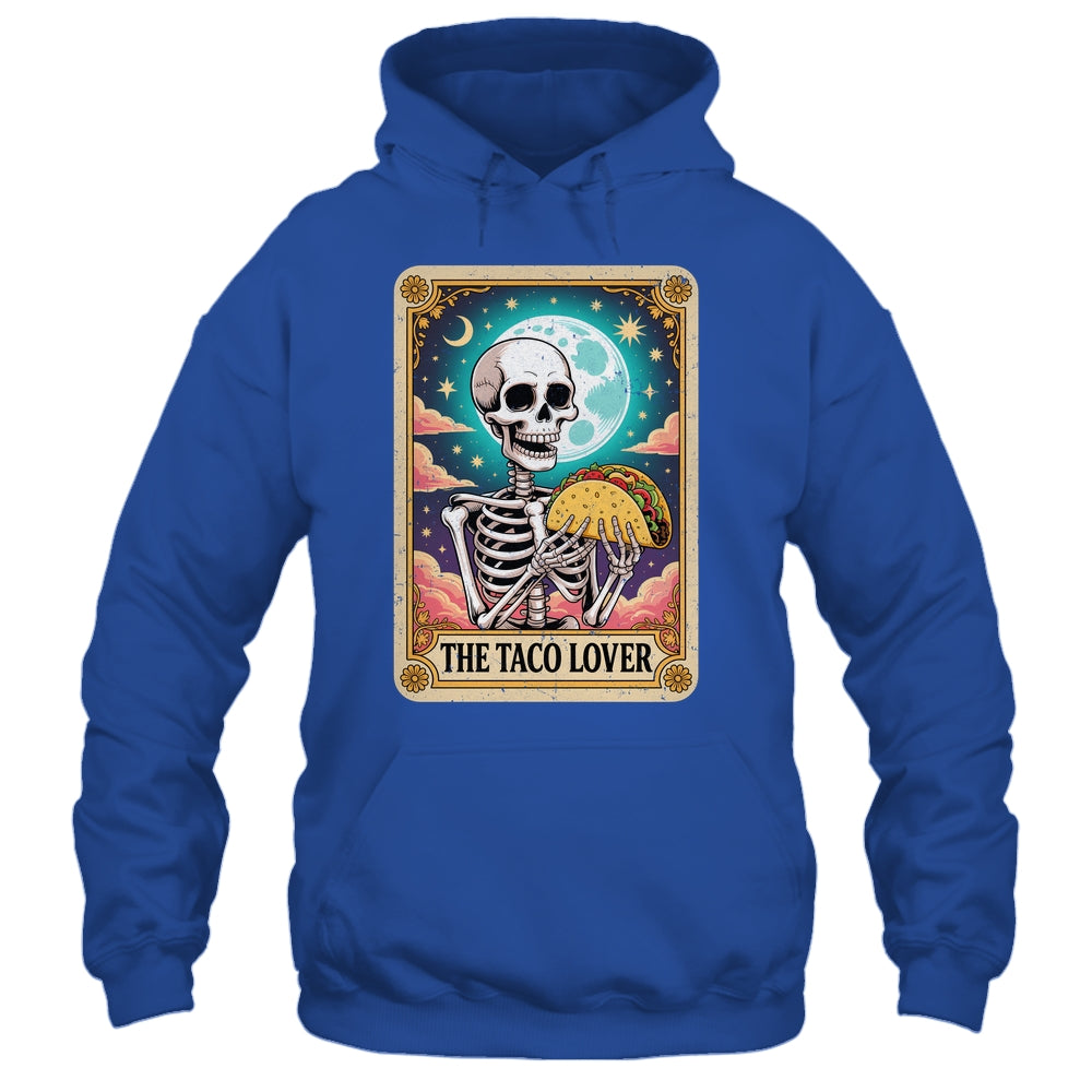 Tarot Card The Taco Lover Cinco De Mayo Skeleton Men Women Shirt & Tank Top | teecentury