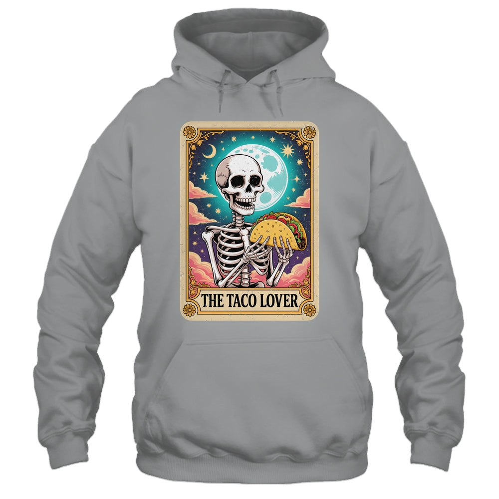 Tarot Card The Taco Lover Cinco De Mayo Skeleton Men Women Shirt & Tank Top | teecentury