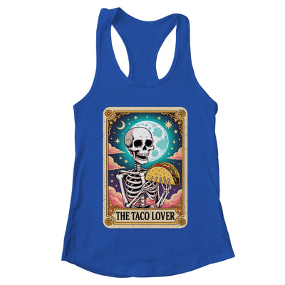 Tarot Card The Taco Lover Cinco De Mayo Skeleton Men Women Shirt & Tank Top | teecentury