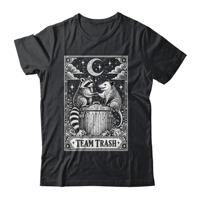 Tarot Card Vintage Team Trash Crescent Moon Opossum Raccoon Shirt & Hoodie | teecentury