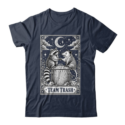 Tarot Card Vintage Team Trash Crescent Moon Opossum Raccoon Shirt & Hoodie | teecentury