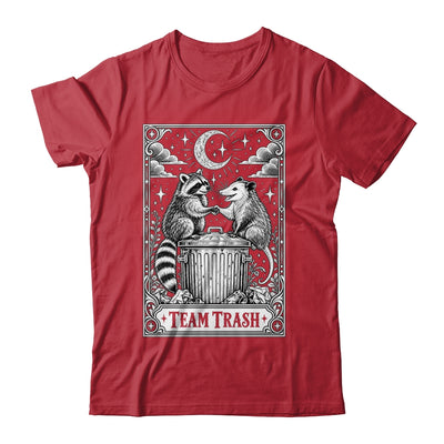 Tarot Card Vintage Team Trash Crescent Moon Opossum Raccoon Shirt & Hoodie | teecentury