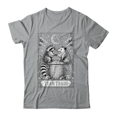 Tarot Card Vintage Team Trash Crescent Moon Opossum Raccoon Shirt & Hoodie | teecentury