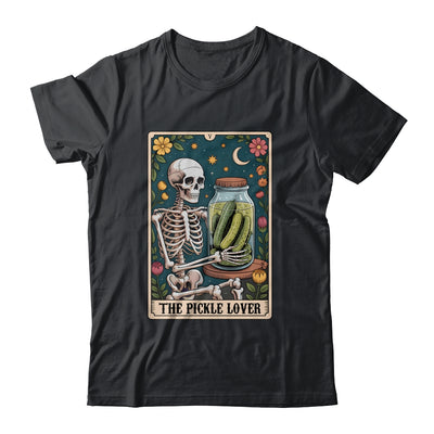 Tarot Pickle Lover Pickles Foodie Skeleton Tarot Card Funny Shirt & Tank Top | teecentury