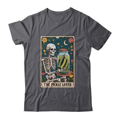 Tarot Pickle Lover Pickles Foodie Skeleton Tarot Card Funny Shirt & Tank Top | teecentury