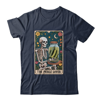 Tarot Pickle Lover Pickles Foodie Skeleton Tarot Card Funny Shirt & Tank Top | teecentury