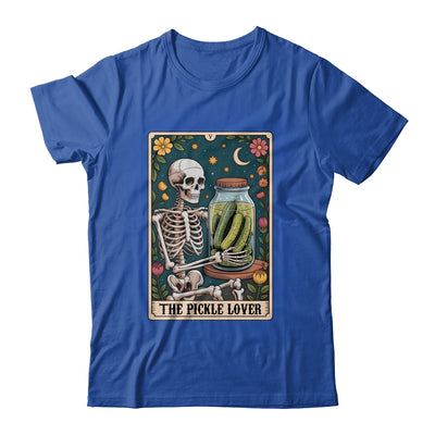 Tarot Pickle Lover Pickles Foodie Skeleton Tarot Card Funny Shirt & Tank Top | teecentury