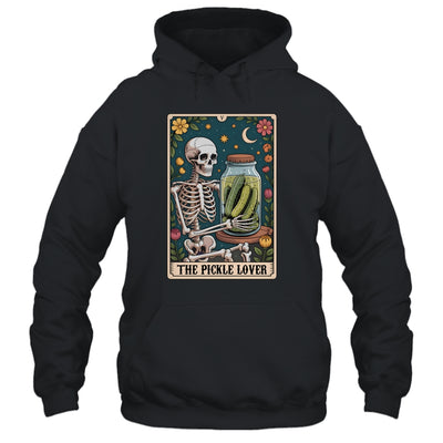 Tarot Pickle Lover Pickles Foodie Skeleton Tarot Card Funny Shirt & Tank Top | teecentury
