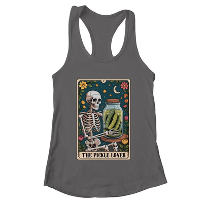 Tarot Pickle Lover Pickles Foodie Skeleton Tarot Card Funny Shirt & Tank Top | teecentury