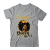 Taurus Queen Birthday Afro Girls Black Zodiac Birthday Shirt & Tank Top | teecentury