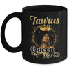 Taurus Queen Birthday Afro Girls Black Zodiac Birthday Mug | teecentury