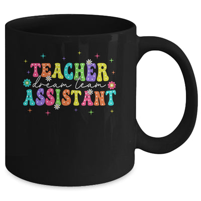Teacher Assistant Dream Team Back To School Teacher Groovy Mug | teecentury