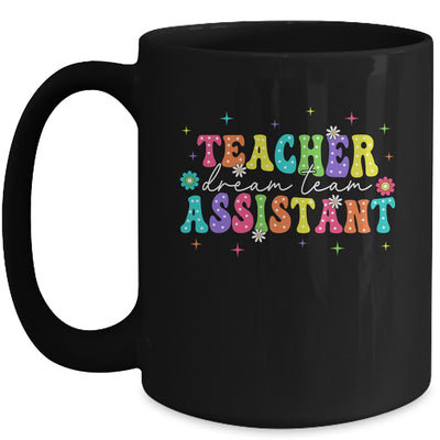 Teacher Assistant Dream Team Back To School Teacher Groovy Mug | teecentury