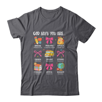 Teacher Christian God Says I Am Faith Religious Bible Verse Shirt & Hoodie | teecentury