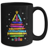 Teacher Christmas Xmas Crayon Tree Light Kids Student Mug | teecentury