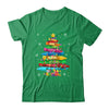 Teacher Crayon Christmas Tree Lights Student School Xmas Shirt & Sweatshirt | teecentury
