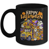 Teacher Halloween School Bus Driver Cute Ghost Witch Party Mug | teecentury